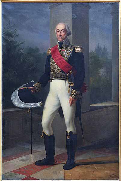 PORTRAIT EN PIED DU DUC DE BOURBON, EN TENUE DE LIEUTENANT GENERAL